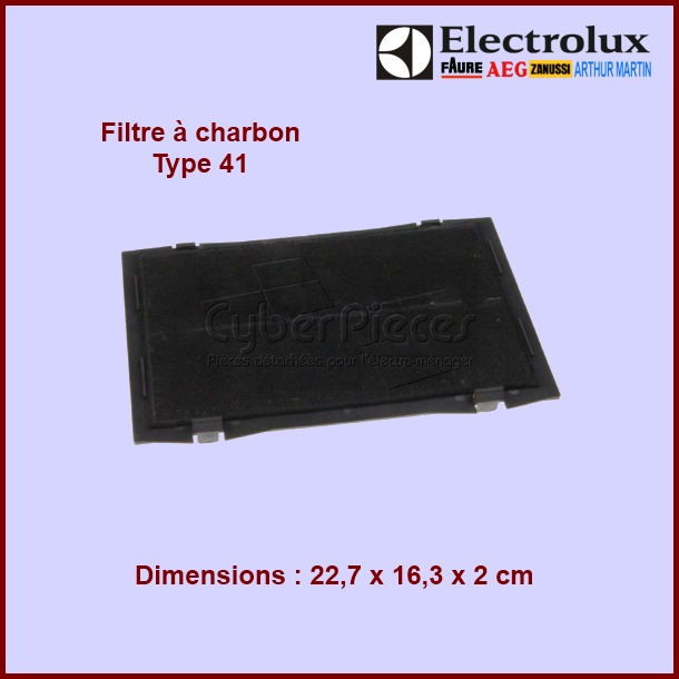 Filtre à charbon Type 41 - 4055007688 - Pièces hotte