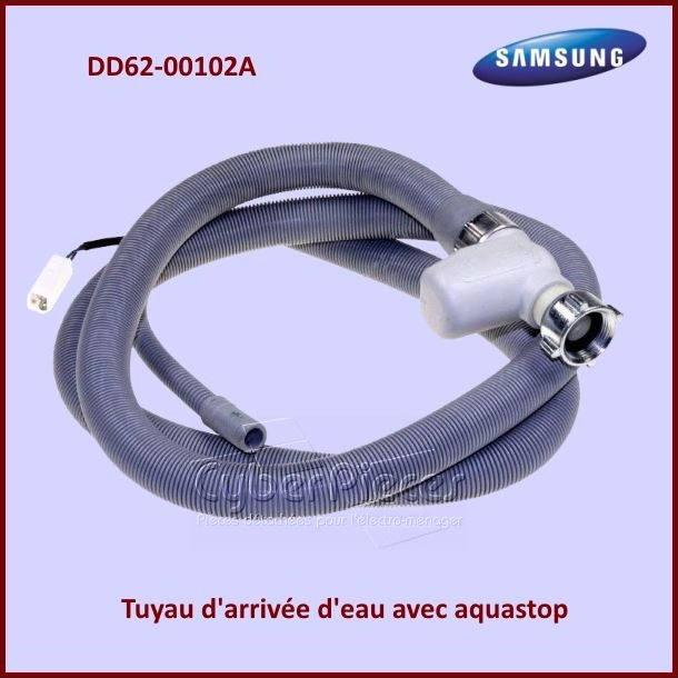 Tuyau d'arrivée d'eau avec aquastop Samsung DD62-00102A - Pièces la...