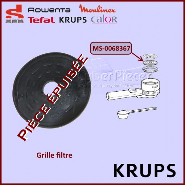 Grille Filtre KRUPS MS-0068367 - Pièces cafetière