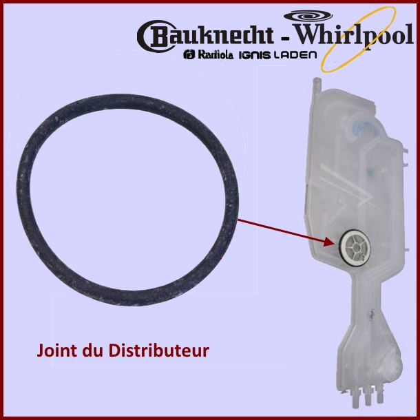 Joint torique REG.DOSAGE Whirlpool 480140102392 - Pièces lave-vaiss...