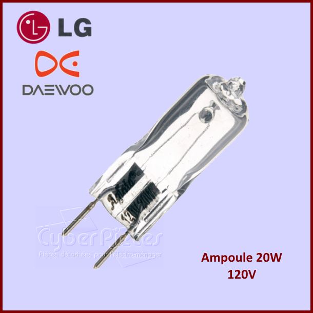 Lampe halogene 20W - 120/130 Volt - Composants électriques