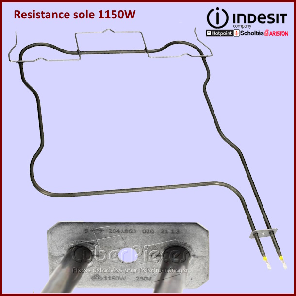 Resistance sole 1150W Indesit C00526533