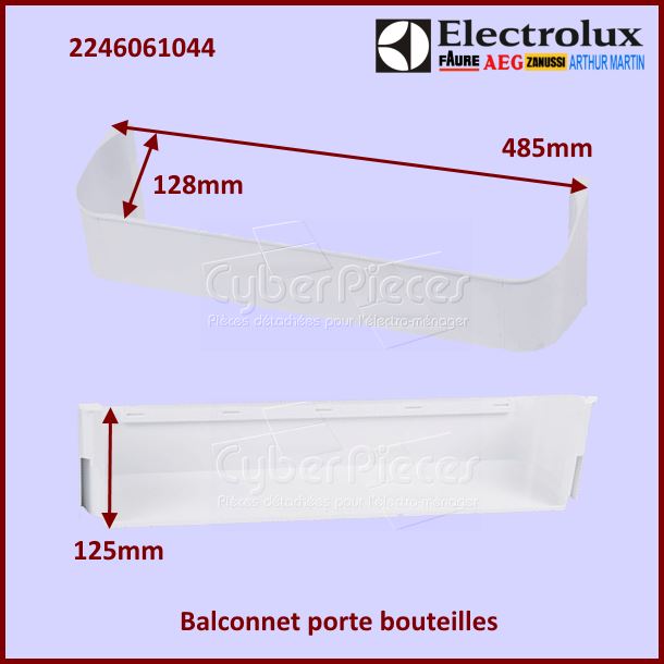 Balconnet bouteilles Electrolux 2246061044 - Pièces réfrigérateur &...