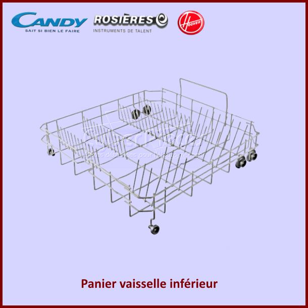 Panier Ã  vaisselle infÃ©rieur Candy 41030312 - PiÃ¨ces lave-vaisselle
