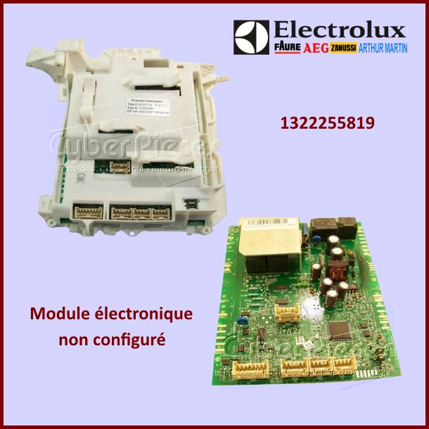Carte Electronique Electrolux 1322255819 à configurer par nos soins...