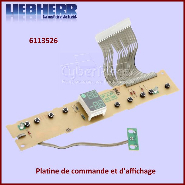 Carte Ã©lectronique de commande et d'affichage Liebherr 6113526 - Pi...