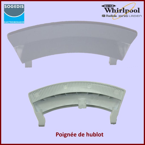 Poignée de hublot Sogedis 42023901 -  Pièces machine à laver