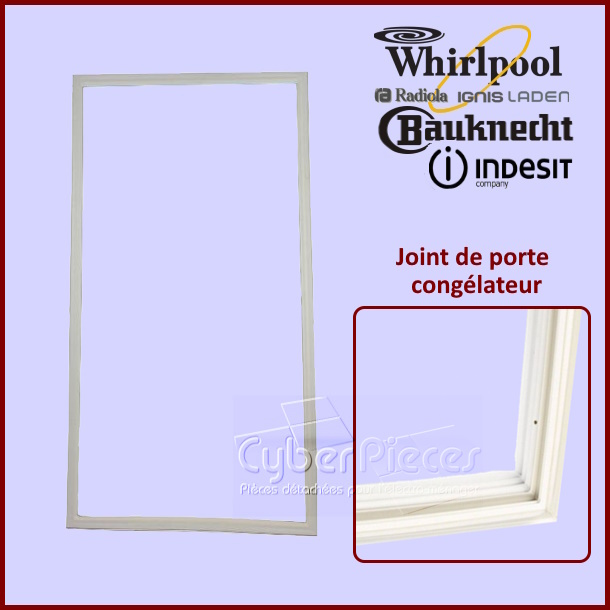 Joint magnétique de porte de congélateur Indesit C00536456