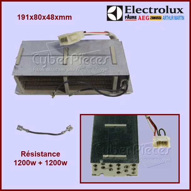 Résistance 1200 + 1200w / 220v - 1250022132