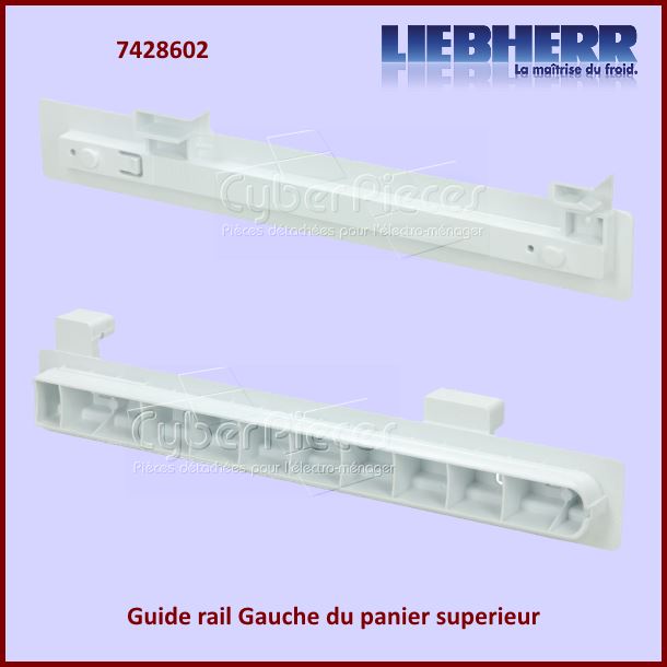 Guide rail Gauche du panier superieur Liebherr 7428602 - Pièces réf...