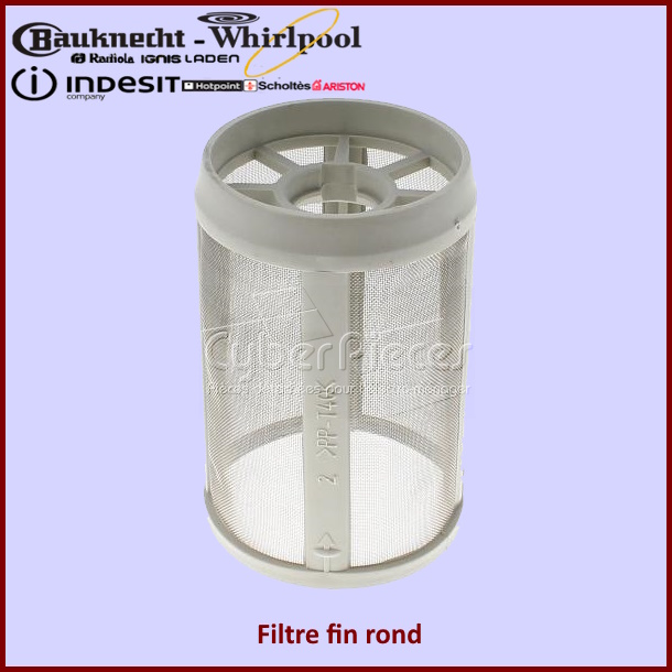 Microfiltre rond Whirlpool 481248058084