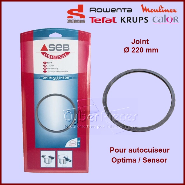 Joint de Cocotte Sensor Optima SEB 790362 - 792765 - Pièces robots ...