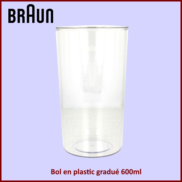 Bol en plastic gradué 600ml Braun AS00004187