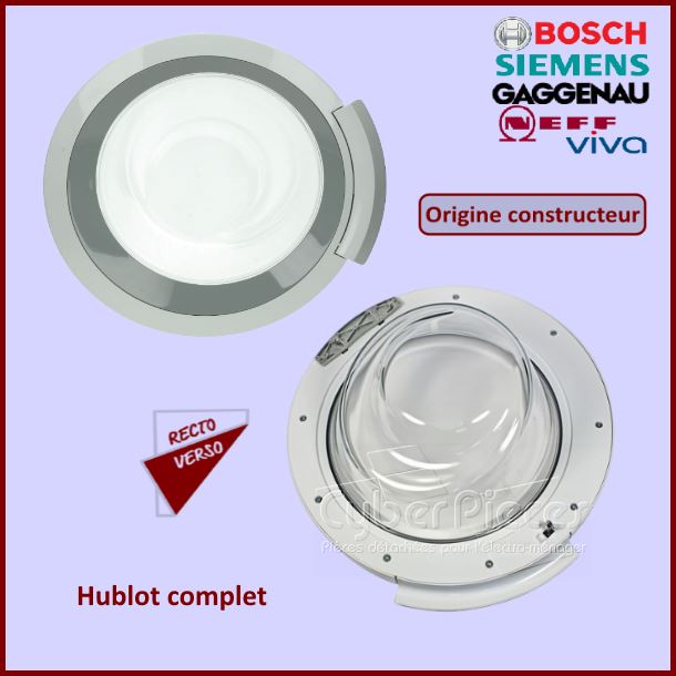 Hublot complet Origine Bosch 00704286 -  Pièces machine à laver