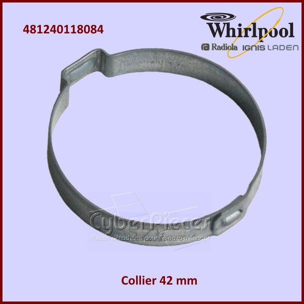 Collier 42 mm Whirlpool 481240118084