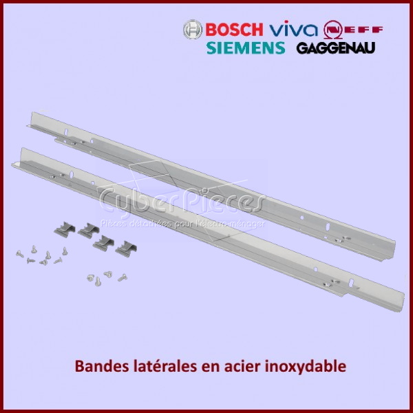 Bandes latérales en acier inoxydable SMZ5005