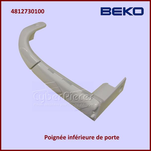 Poignée inférieure de porte Beko 4812730100 - Pièces réfrigérateur ...