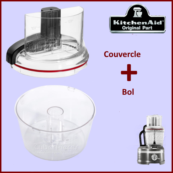 Ensemble Bol + couvercle  Food processor