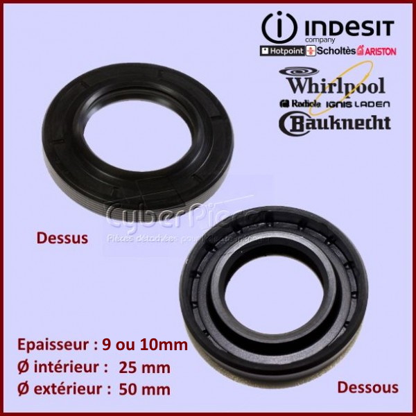 Joint 25x50x10 Whirlpool 481953278224 -  Pièces machine à laver