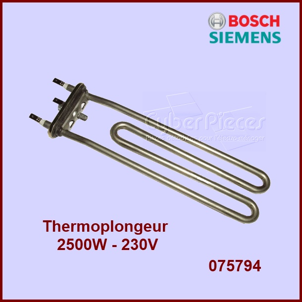 Thermoplongeur 2500W Bosch 00075794 -  Pièces machine à laver