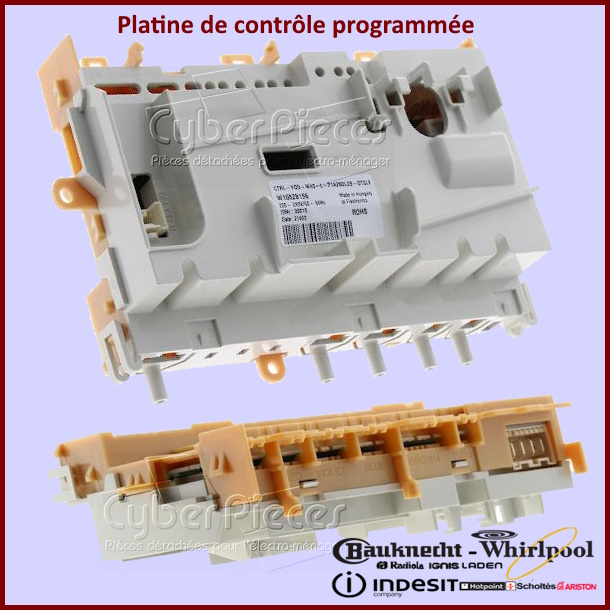 Platine de contrÃ´le BASIC YODA Whirlpool 481010628196