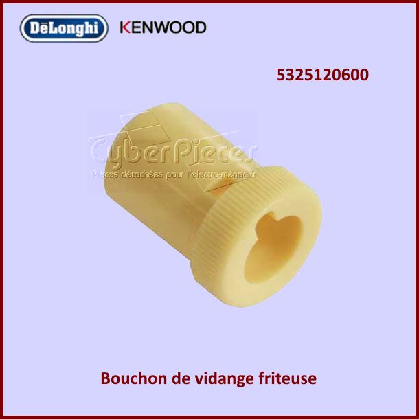Bouchon de vidange friteuse DELONGHI 5325120600 - Pièces friteuse