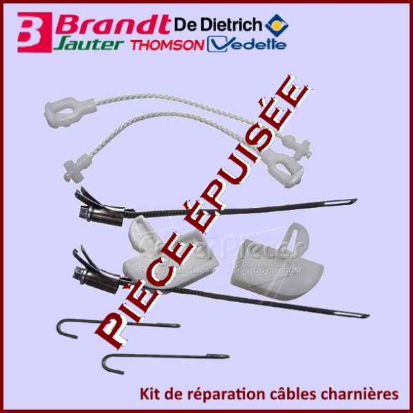 Kit de réparation câbles charnières 32X1855 - Pièces lave-vaisselle