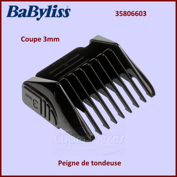 Peigne de tondeuse 3mm Babyliss 35806603 - Pièces hygiène
