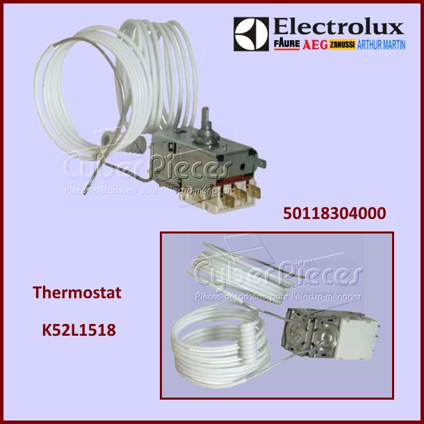 Thermostat K52L1518 Electrolux 50118304000 - Pièces réfrigérateur &...