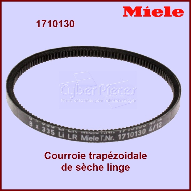 Courroie trapézoïdale 8X335 - 1710130 -  Pièces machine à laver