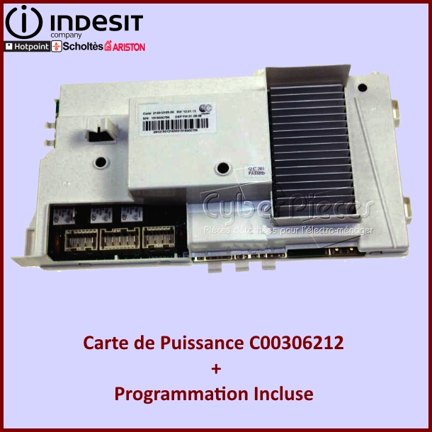 Carte de Puissance C00306212 -  Pièces machine à laver