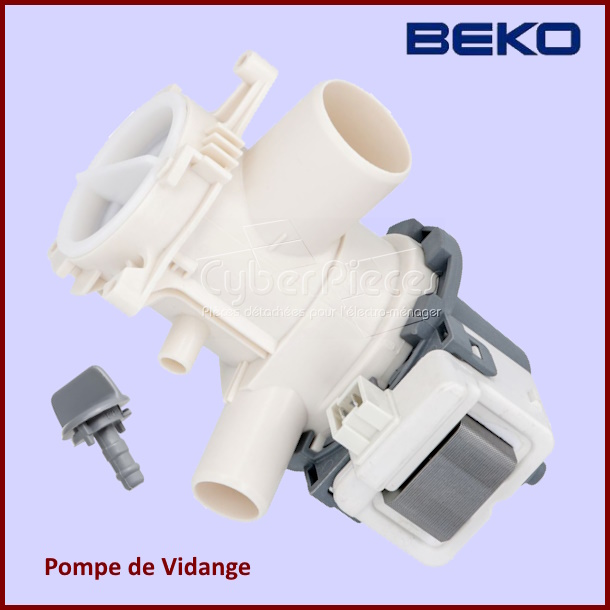 Pompe de vidange 3 Sorties Beko 2880402000 -  Pièces machine à laver
