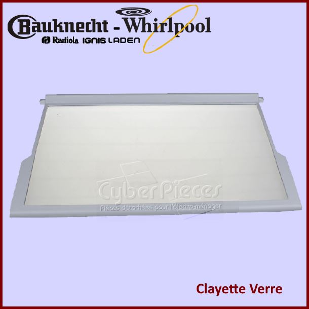 Clayette en Verre Whirlpool 481245088232 - Pièces réfrigérateur & c...