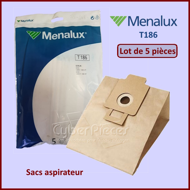 Sacs aspirateur Menalux T186 / 1830P