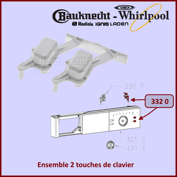 Ensemble touches Whirlpool 481010453065