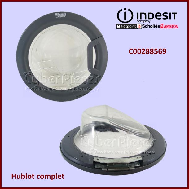 Hublot complet Indesit C00288569 -  Pièces machine à laver