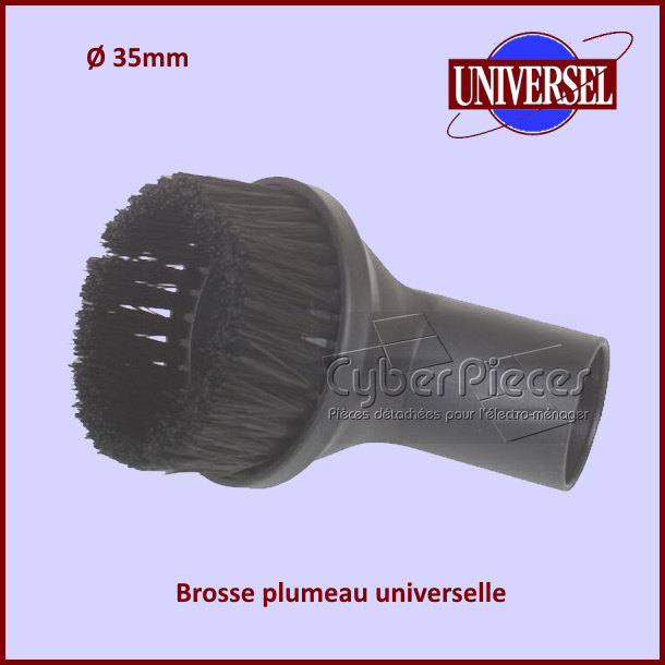Brosse plumeau ronde orientable Ã 35 mm - PiÃ¨ces aspirateur