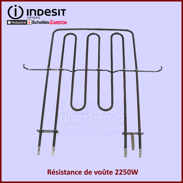 Résistance de voûte 2250W Indesit C00081591