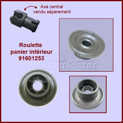 Roulette du panier inférieur Candy 91601253 - Pièces lave-vaisselle