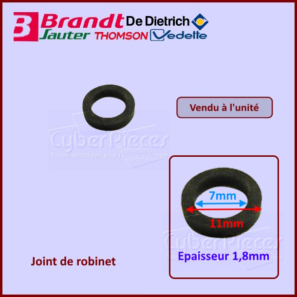 Joint de robinet Brandt 71X7727