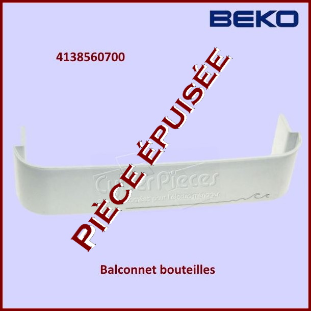 Balconnet Bouteilles Beko 4138560700 - PiÃ¨ces rÃ©frigÃ©rateur & congÃ©...