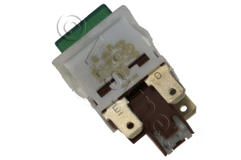 Interrupteur + lumiÃÂ¨re verte 481927618261 - PiÃÂ¨ces rÃÂ©frigÃÂ©rateur & ...