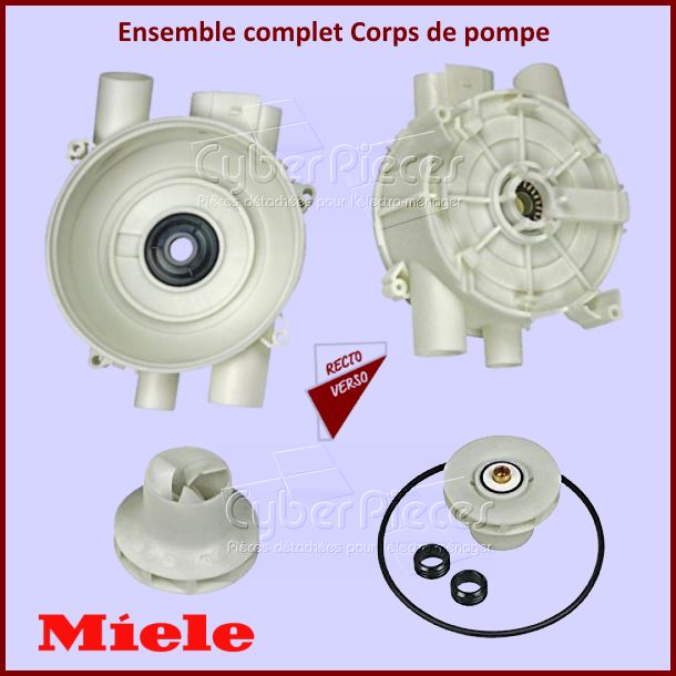 Corps De Pompe Miele 6195751 - Pièces lave-vaisselle