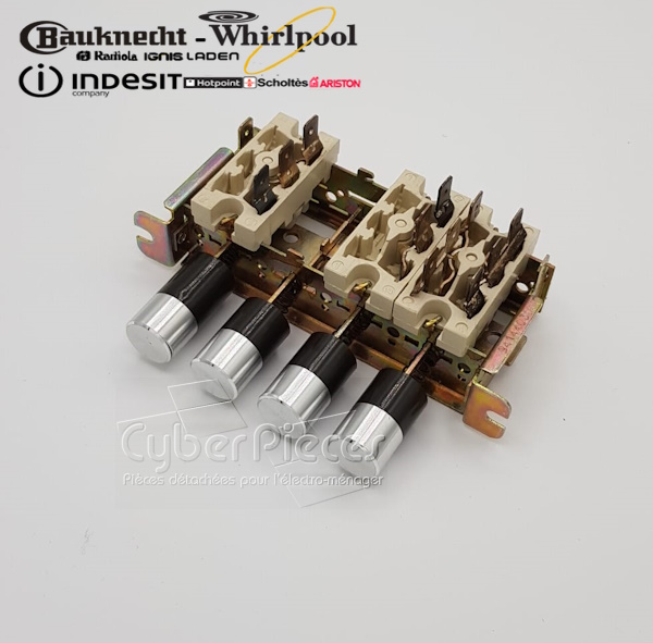 Commutateur 4 boutons Whirlpool 481927648109