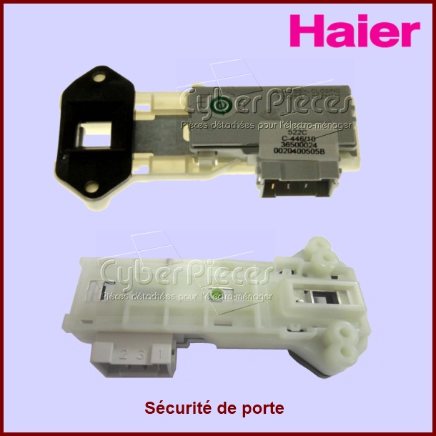 SÃ©curitÃ© de porte Haier 0020400505 -  PiÃ¨ces machine Ã  laver