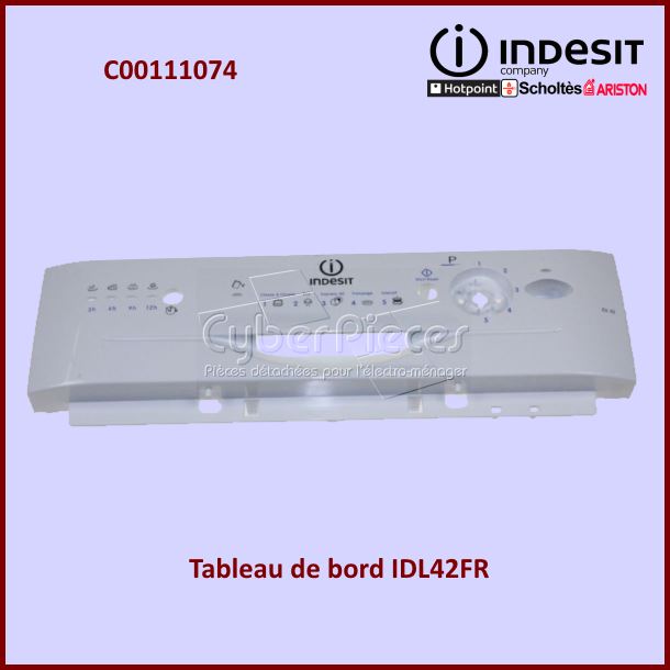 Tableau de bord Indesit C00111074 - Pièces lave-vaisselle