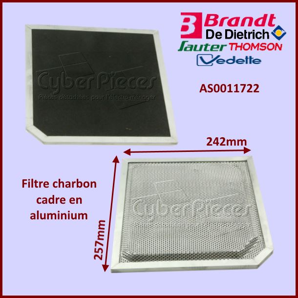 Filtre à charbon CR410 Brandt AS0011722 - Pièces hotte