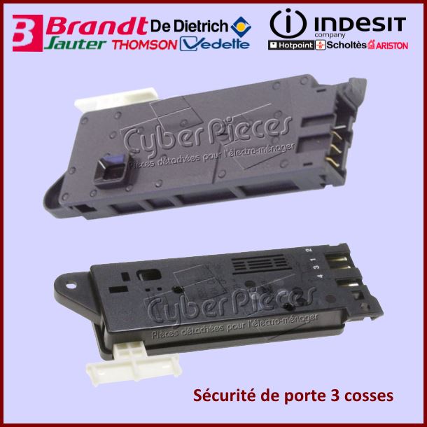 SÃ©curitÃ© de porte Brandt 52X0581 -  PiÃ¨ces machine Ã  laver