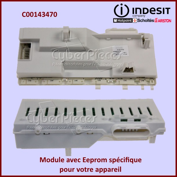Carte électronique ROHS Indesit C00143470 avec Eeprom spécifique - ...