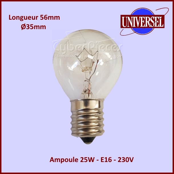 Ampoule 25W - E16 - 230V